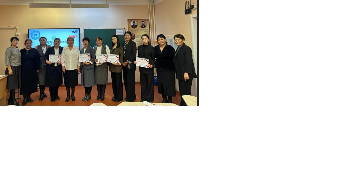 «Педагогикалық идеялар фестивалі» республикалық сайысының мектепішілік кезеңінен жарқын сәттер.